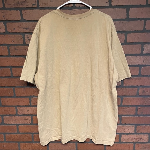Carhartt Relaxed Fit Tan Colored T Shirt Size 2XL - Picture 2 of 4